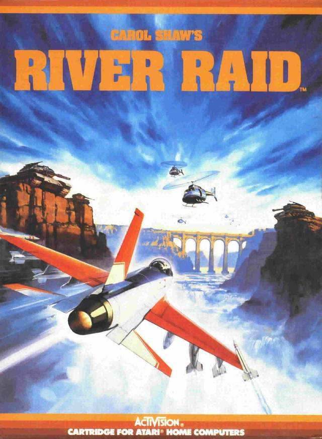 River Raid (Atari 800) - Game Manual Only