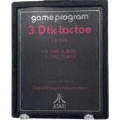 3D Tic-Tac-Toe - Atari 2600 - Tele-Games 9 - Game Only