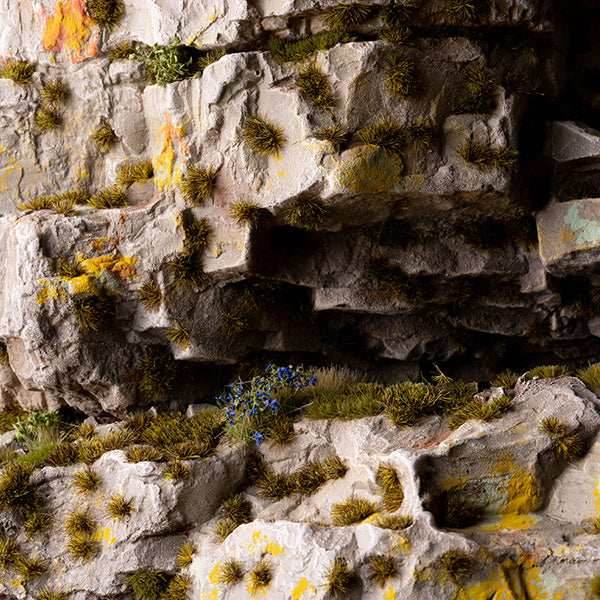 Gamers Grass Tufts: Dark Moss- Tiny -