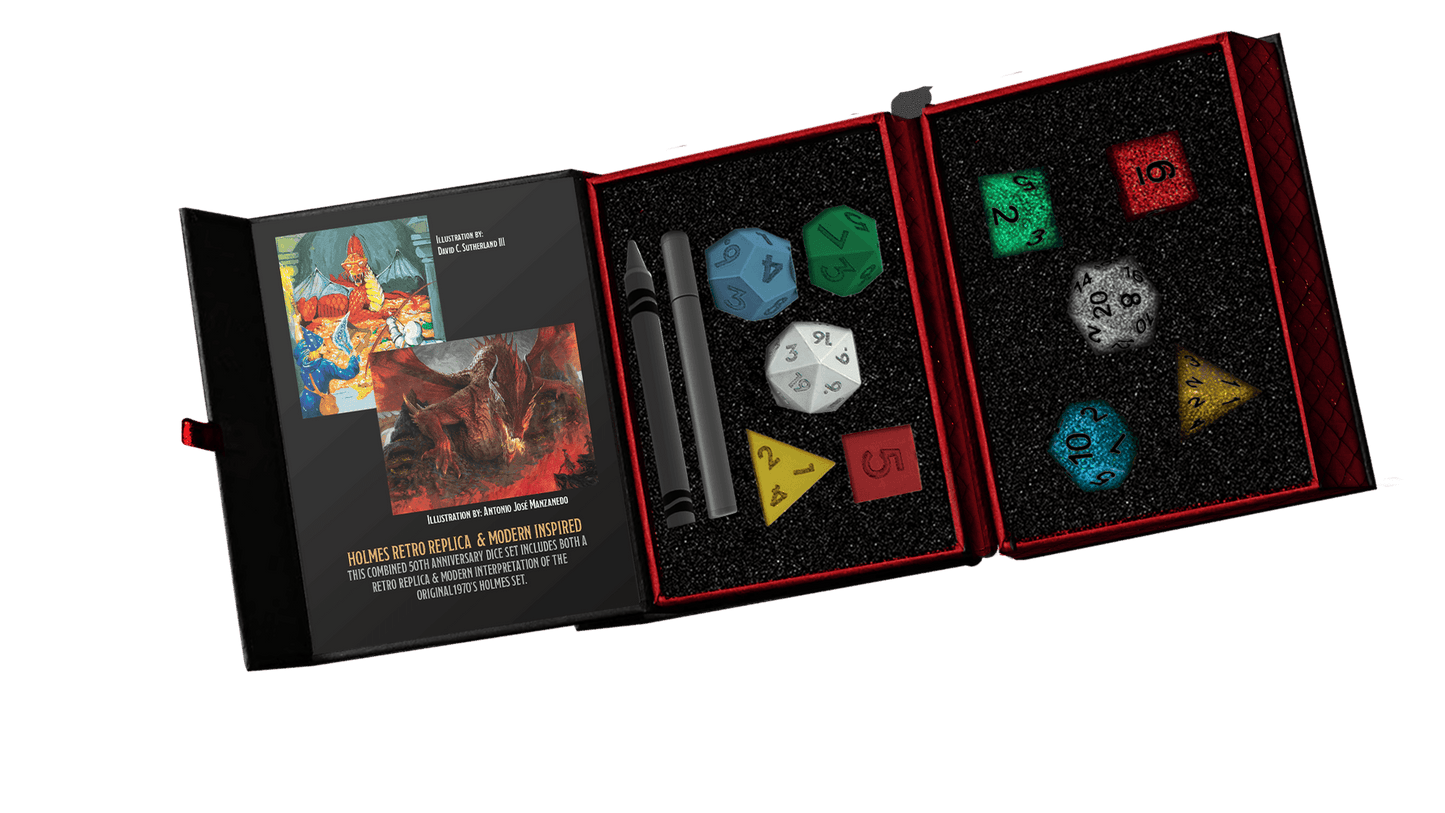 D&D 50th Anniversary Then/Now Dice Set -
