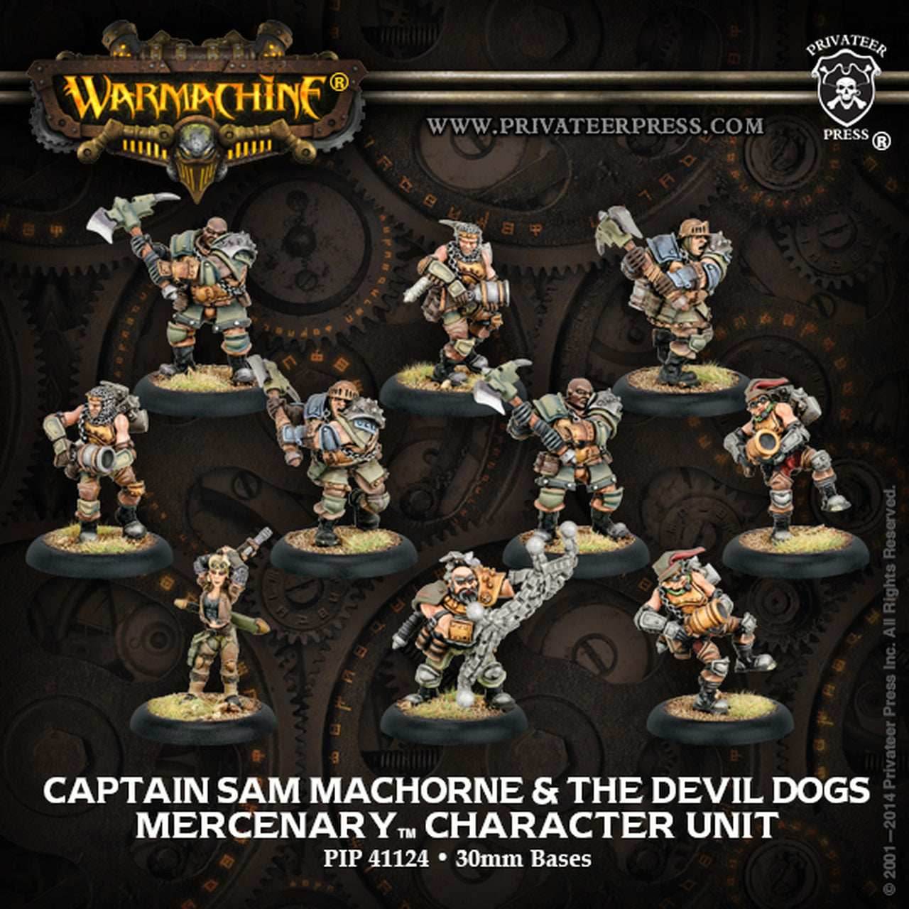 Warmachine: Mercenaries Captain Sam MacHorne & the Devil Dogss -