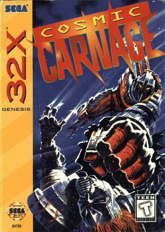 Cosmic Carnage Sega 32X (Sega Genesis) - Game Manual Only