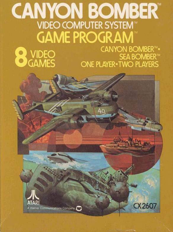 Canyon Bomber (Atari 2600) - Game Manual Only