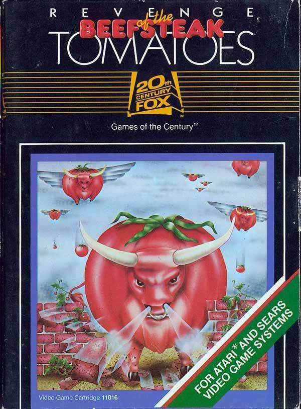 Revenge of the Beefsteak Tomatoes (Atari 2600) - Game Manual Only