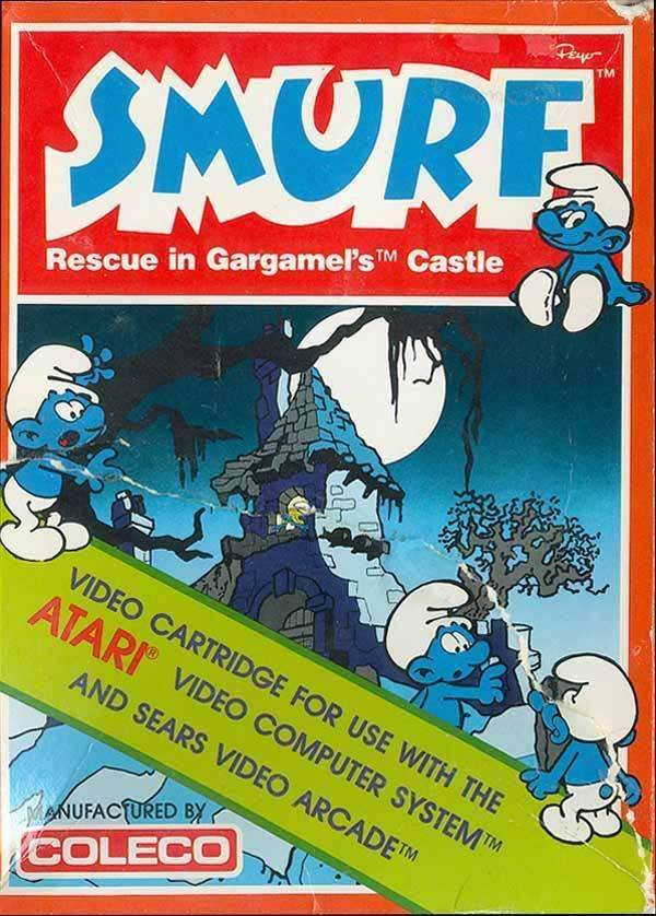 Smurf Rescue in Gargamel's Castle (Atari 2600) - Game Manual Only