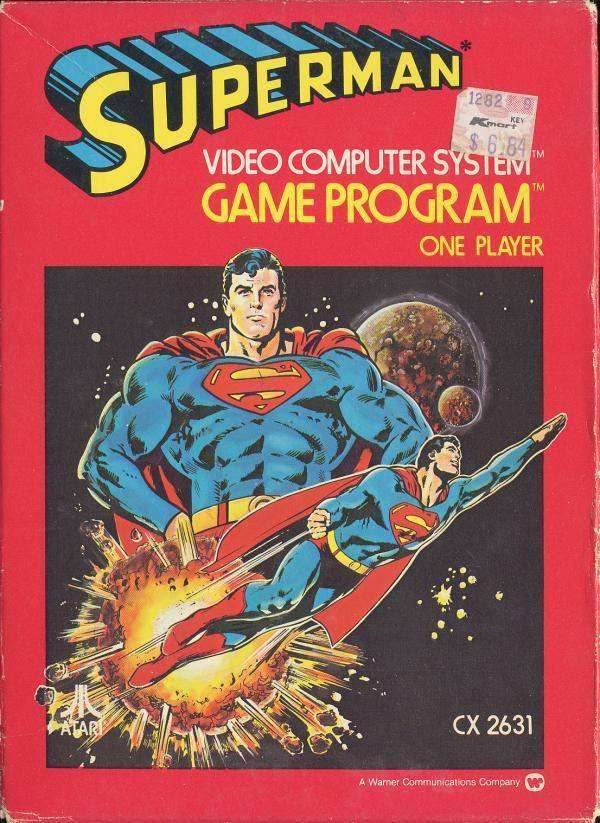 Superman With Box (Atari 2600) - Game Manual Only