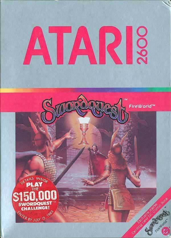 Swordquest Fireworld (Atari 2600) - Game Manual Only