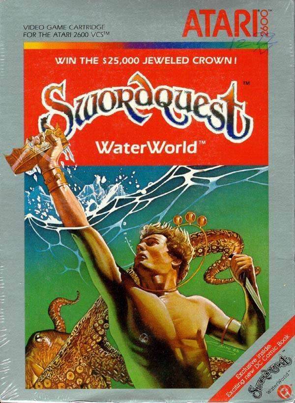 Swordquest Waterworld (Atari 2600) - Game Manual Only