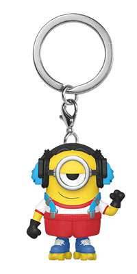 Funko POP! Keychain: Minions 2 - Roller Skating Stuart Pocket Keychain -