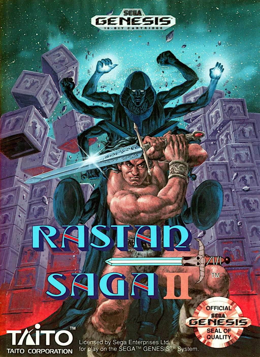 Rastan Saga II (Sega Genesis) - Game Manual Only