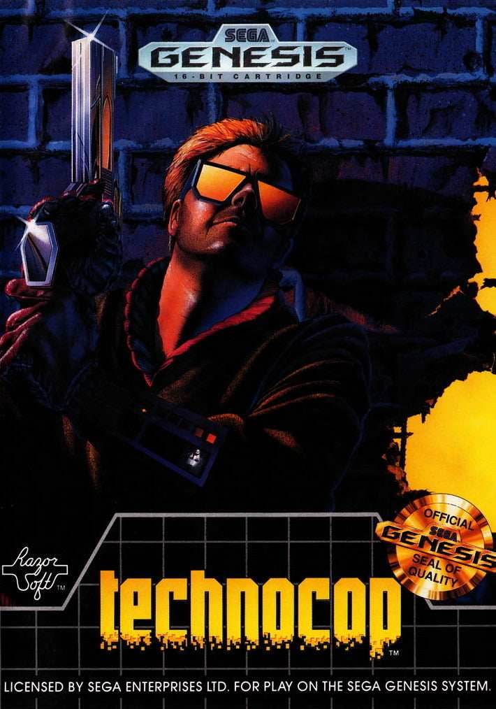 Techno Cop (Sega Genesis) - Game Manual Only