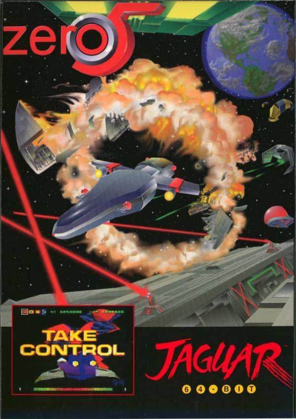 Zero 5 (Atari Jaguar) - Game Manual Only