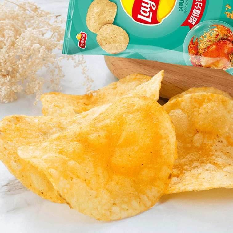 Lays Fried Crab Potato Chips, 2.46oz -