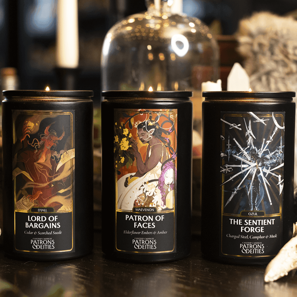 Cantrip Candles - D'Jall, Lord of Bargains 16 oz. -