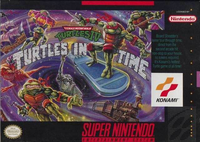 Teenage Mutant Ninja Turtles IV Turtles in Time (Super Nintendo) - Game Manual Only