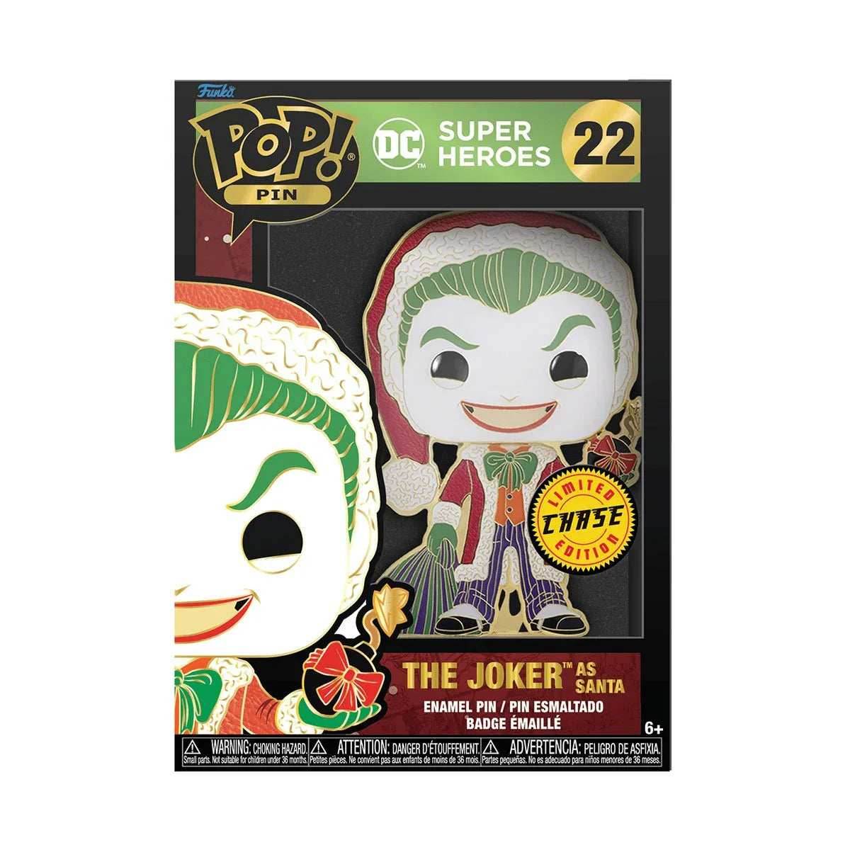 Funko Pin: DC Comics Holiday The Joker as Santa -