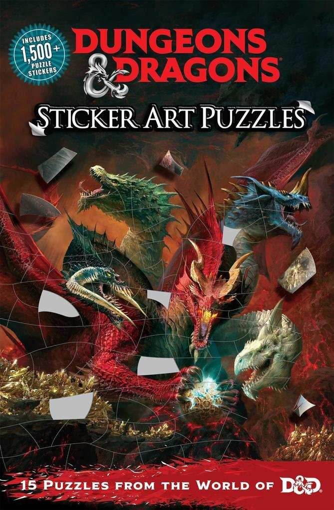 Dungeons & Dragons Sticker Art Puzzles -