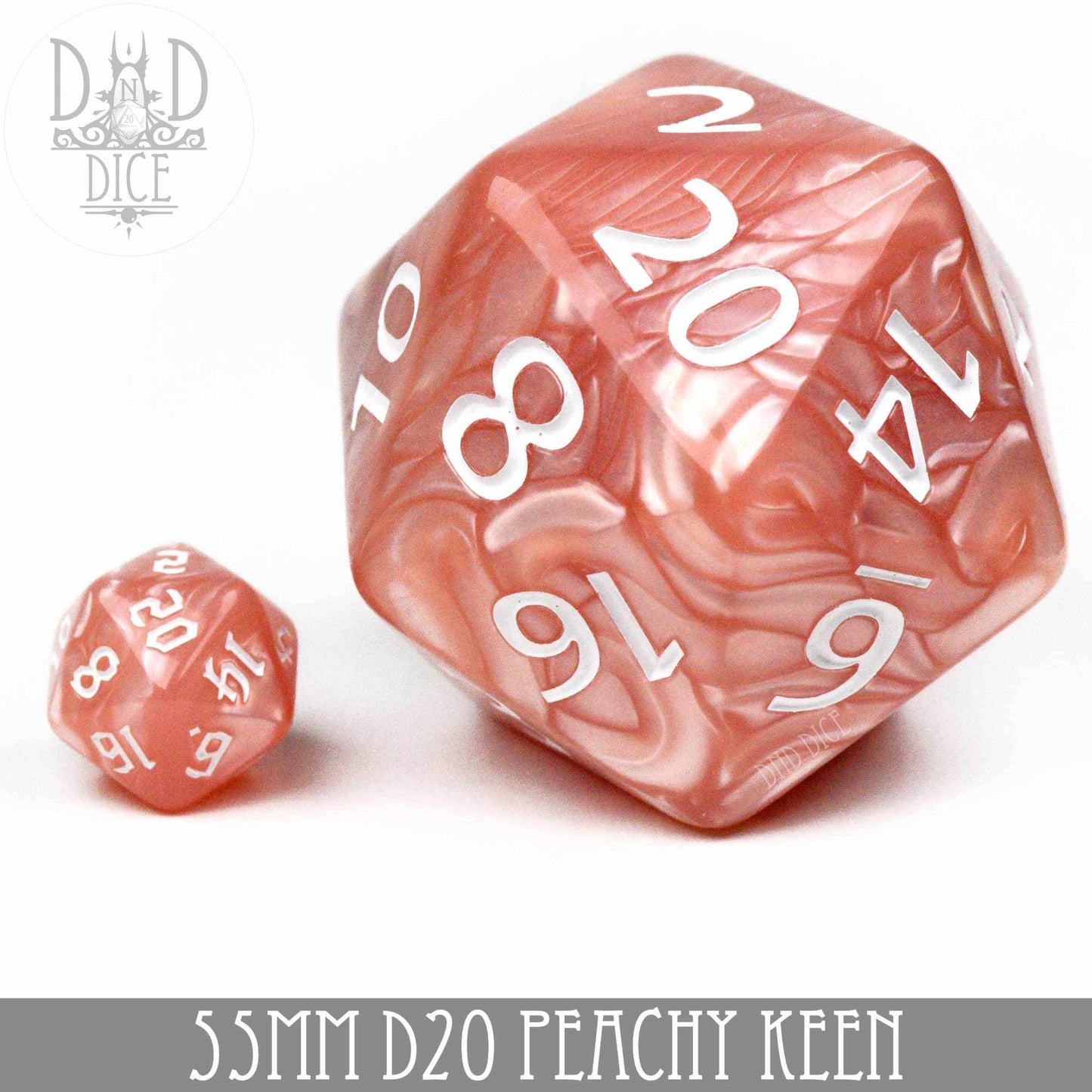 55mm D20 - Peachy Keen -