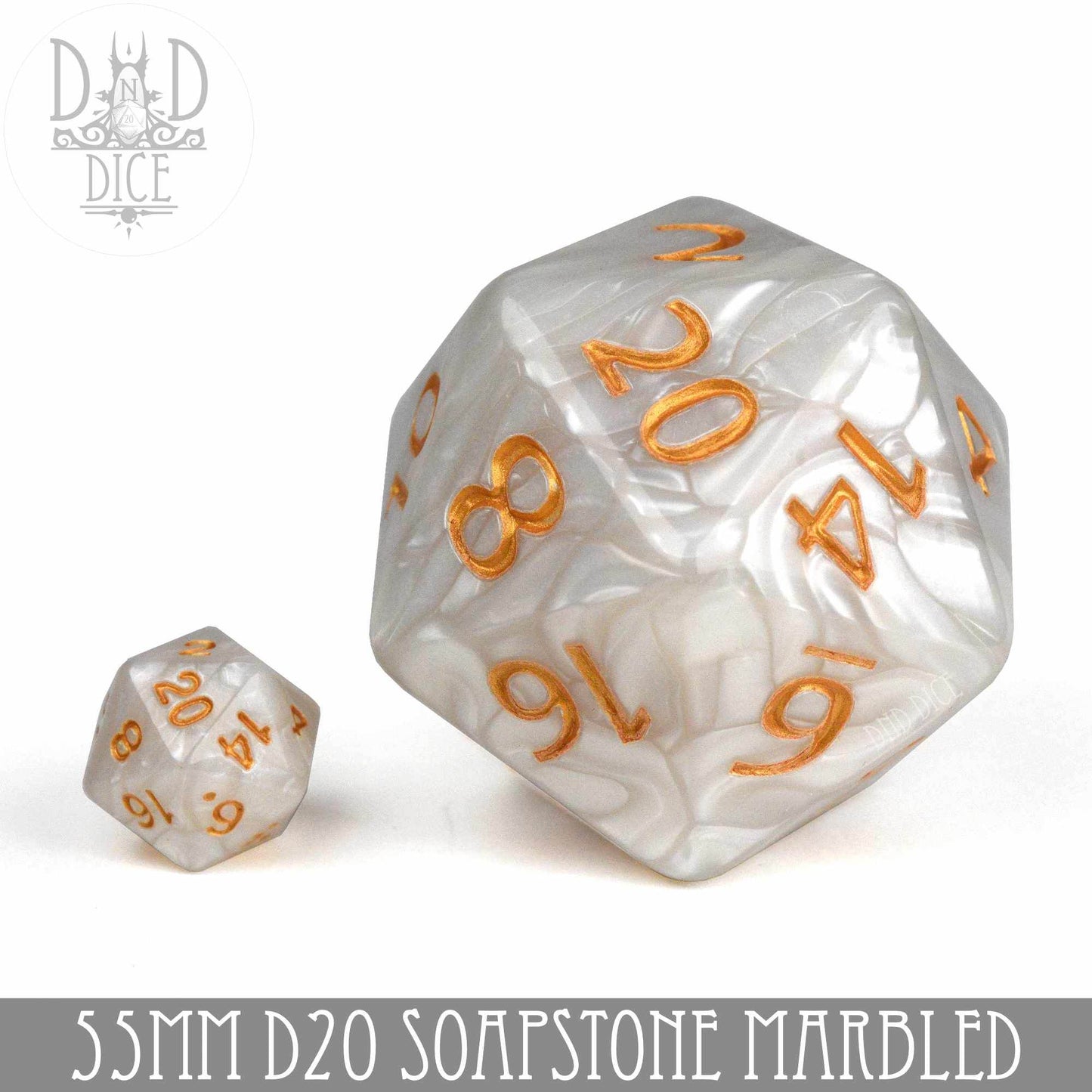 55mm D20 - Soapstone -