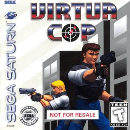 Virtua Cop (Not for Resale Variant) (Sega Saturn) - Game Manual Only