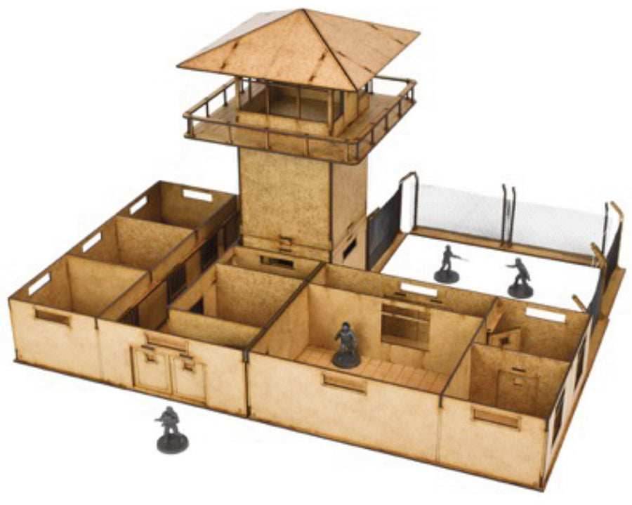 The Walking Dead: All Out War - The Prison MDF Kit -