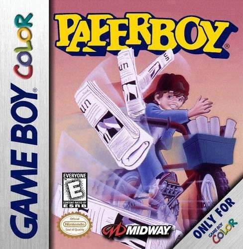 Paperboy (Gameboy Color) - Game Manual Only