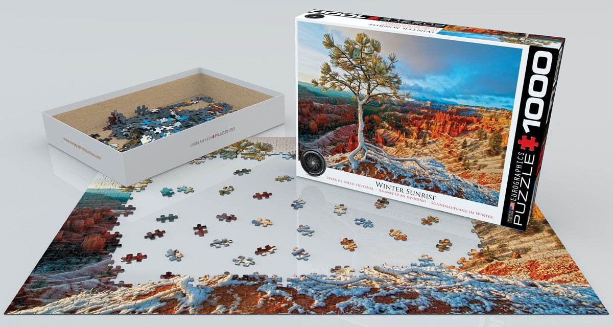 Puzzle: HDR Photography - Winter Sunrise -
