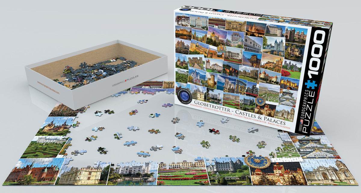 Puzzle: The Globetrotter Collection - Castles and Palaces Globetrotter -