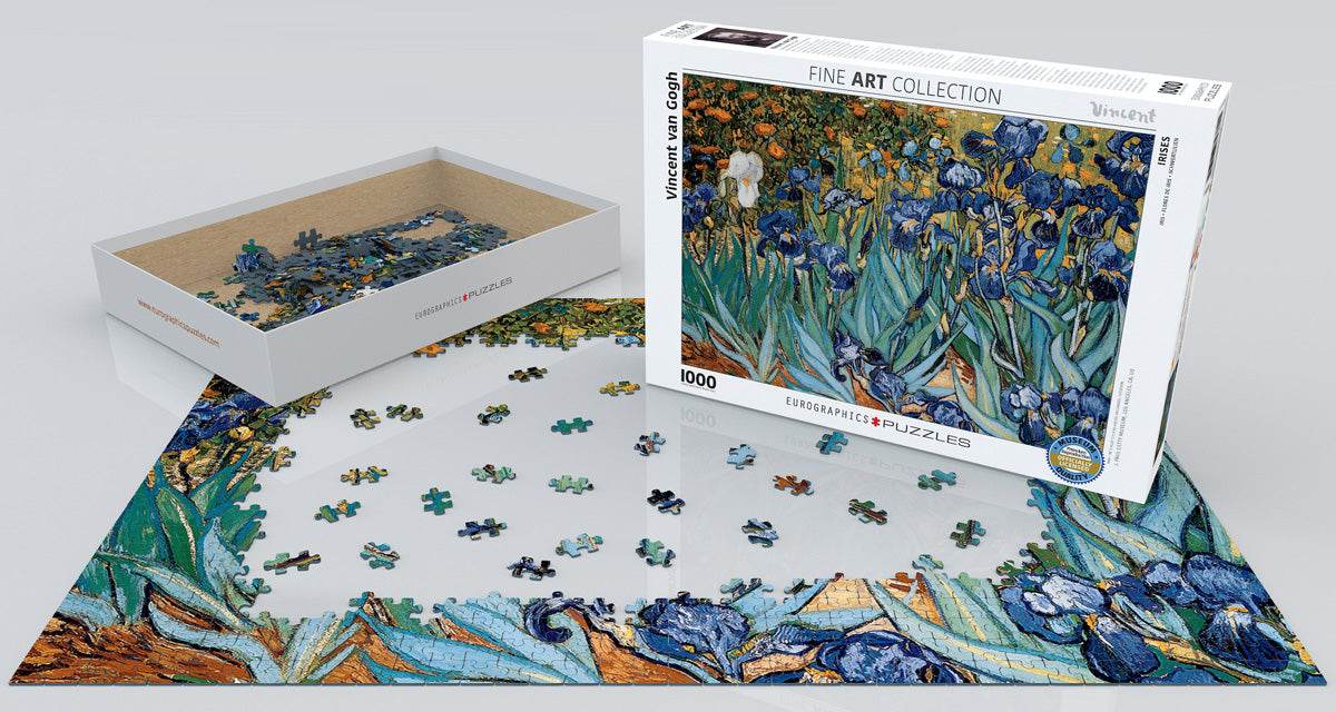 Puzzle: Fine Art Masterpieces - Irises by Vincent van Gogh -