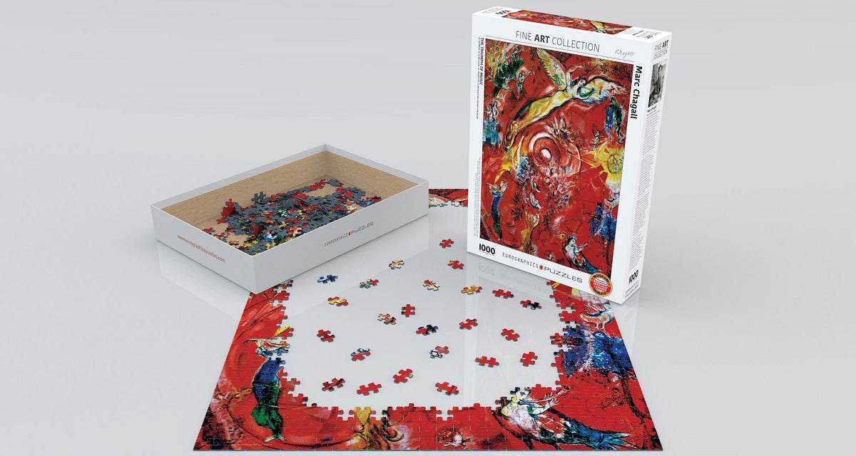 Puzzle: Fine Art Masterpieces - The Triumph of Music by Marc Chagall -