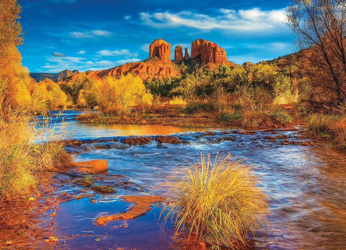 Puzzle: HDR Photography -Red Rock Crossing, AZ -