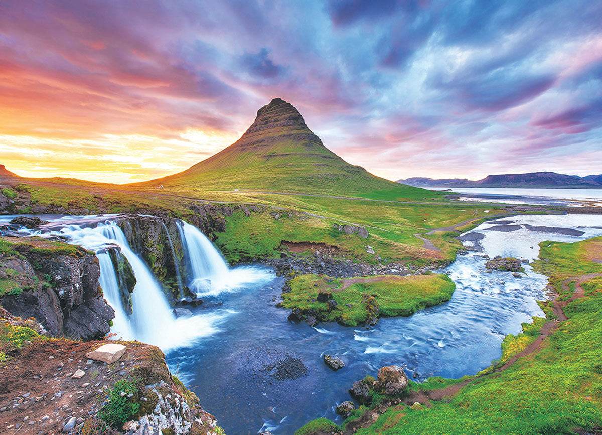 Puzzle: HDR Photography - Iceland Kirkjufell Mountain -