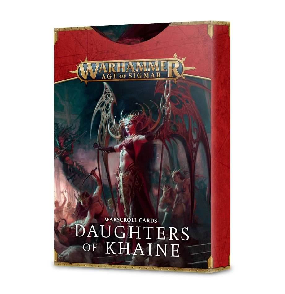 Warhammer: Daughters of Khaine - Warscroll Cards (3rd Edition) -