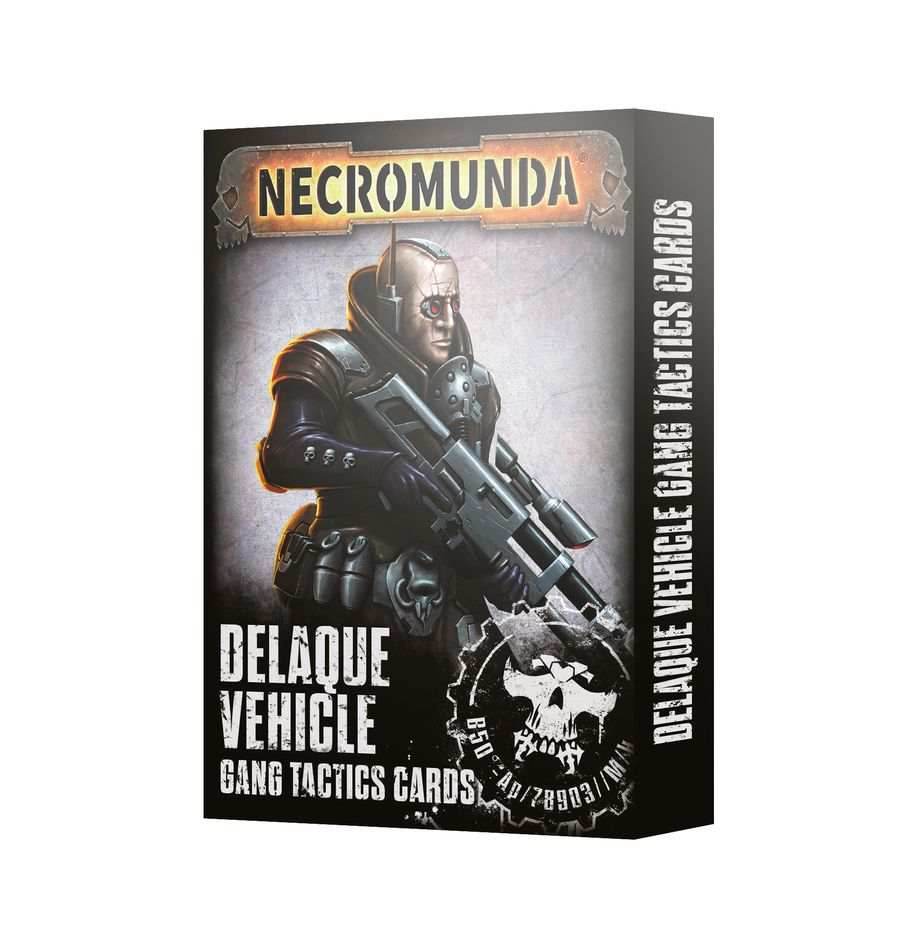 Necromunda: Delaque Vehicle Gang Tactics Cards -