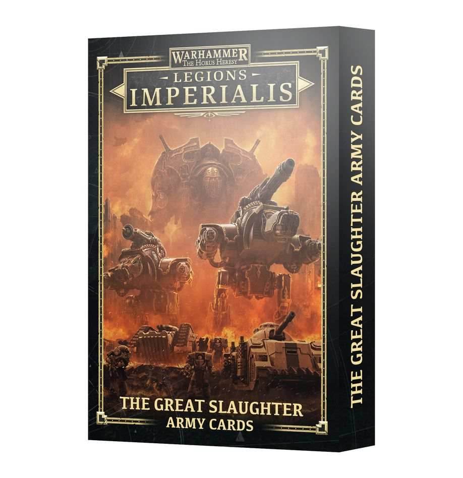 Warhammer Legions Imperialis: The Great Slaughter Army Cards -