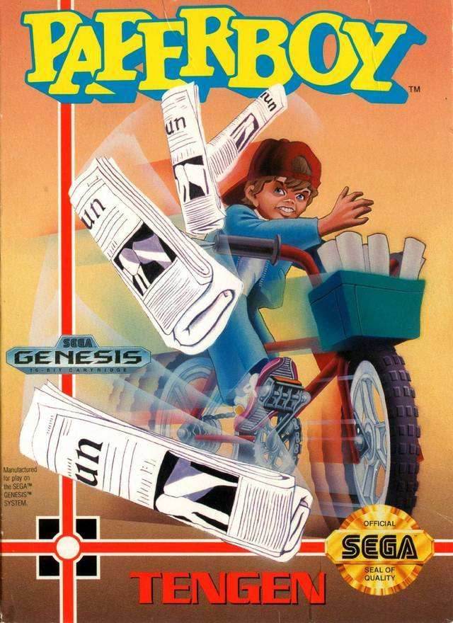 Paperboy (Sega Genesis) - Game Manual Only