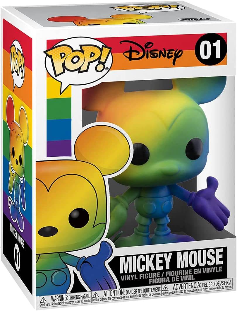 Funko Pop! Disney: Pride - Mickey Mouse (Rainbow) Vinyl Figure -