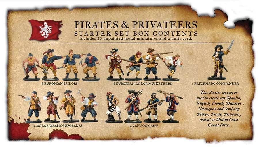Blood & Plunder: European Pirates aned Privateers Nationality Set -