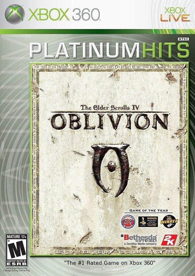 The Elder Scrolls IV: Oblivion (Platinum Hits) (Xbox 360) - Game Manual Only