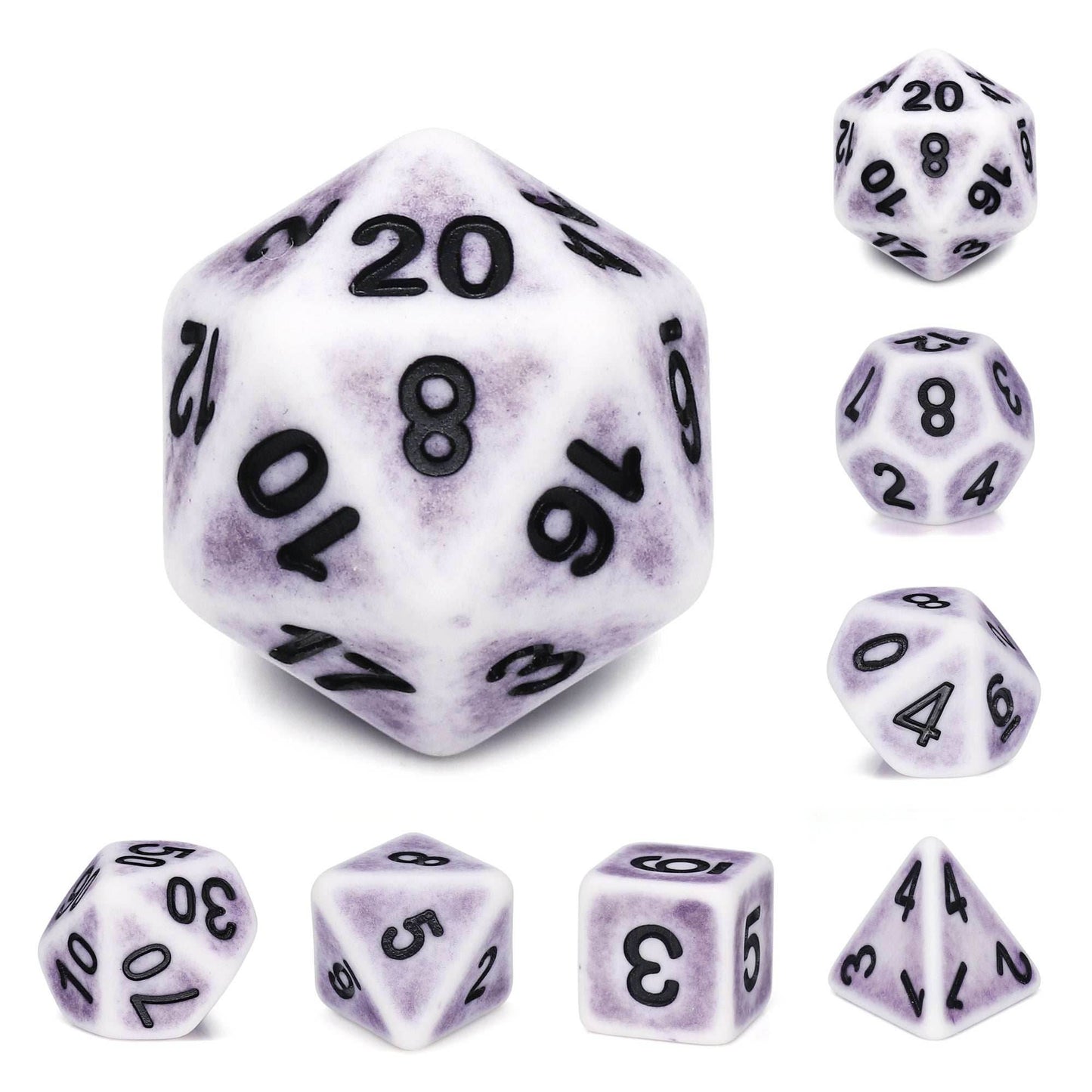 Lavender Ancient 7-Dice Set -