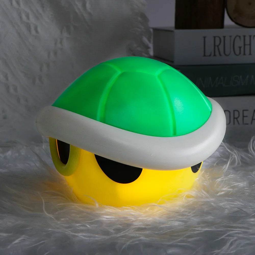 LED Question Mark Night Light Games Toy Children Table Lamp USB Charging Kids Birthday Gift - Turtle Shell Green