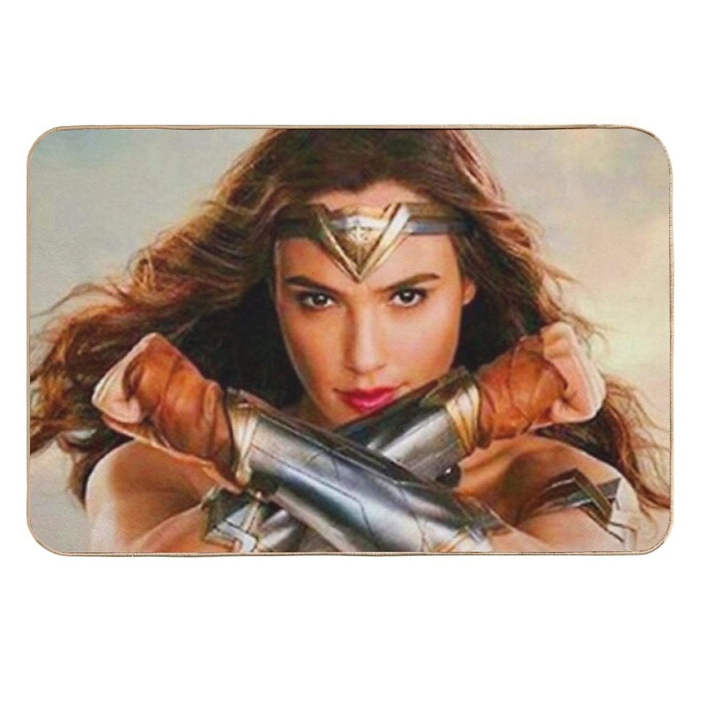 Woman in The Cute Strongs Fade-Resistant Bath Mat