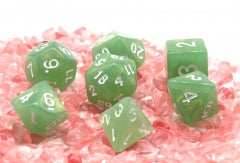 Sound of Silence 7-Dice Set Green HSDND RPD -