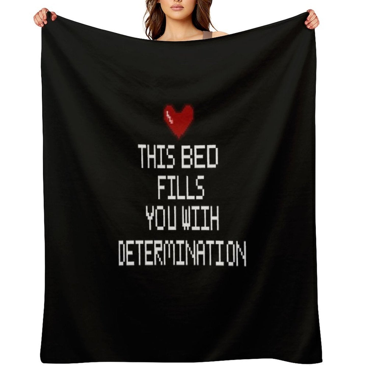 Frisk's Heart Throw Blanket