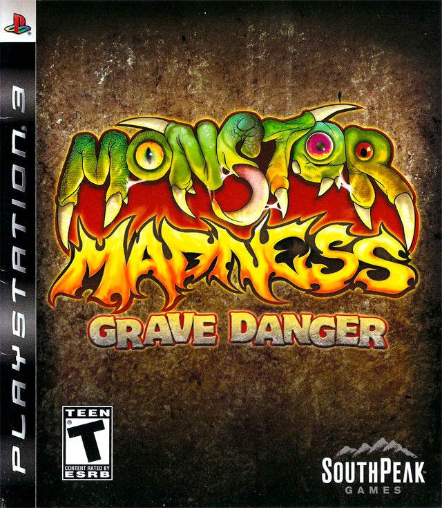 Monster Madness Grave Danger (Playstation 3) - Game Manual Only