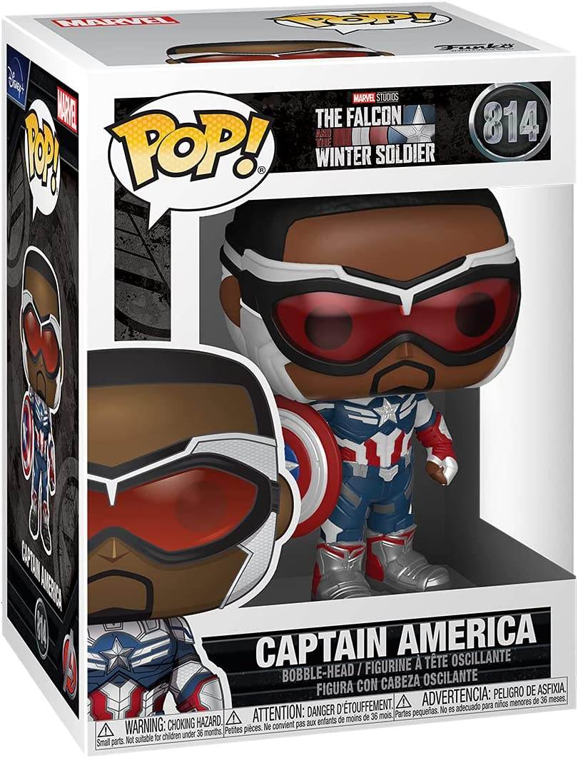 Funko Pop! Marvel Falcon and The Winter Soldier Captain America (Sam Wilson) Vinyl Figure -