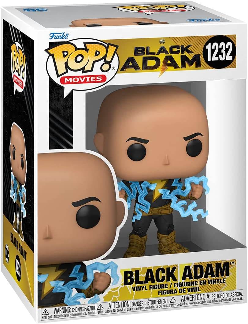 Funko Pop! Movies: Black Adam No Cape with Lighting Chest Vinyl Figure -