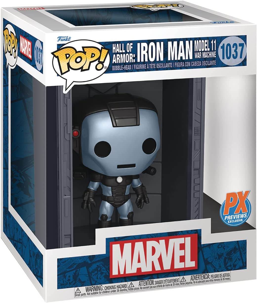 Funko Pop! Deluxe Marvel: Hall of Armor Mk11 War Machine PX Previews Vinyl Figure -