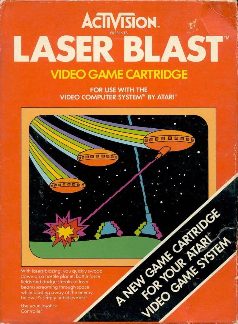 Laser Blast (Atari 2600) - Game Manual Only