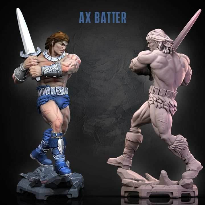 Ax Battler - Golden Axe Inspired Miniature - 32mm